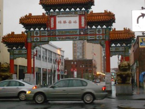 The entrance of Chinatown in Portland