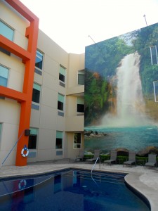 The pool at the Hotel Indigo San Jose