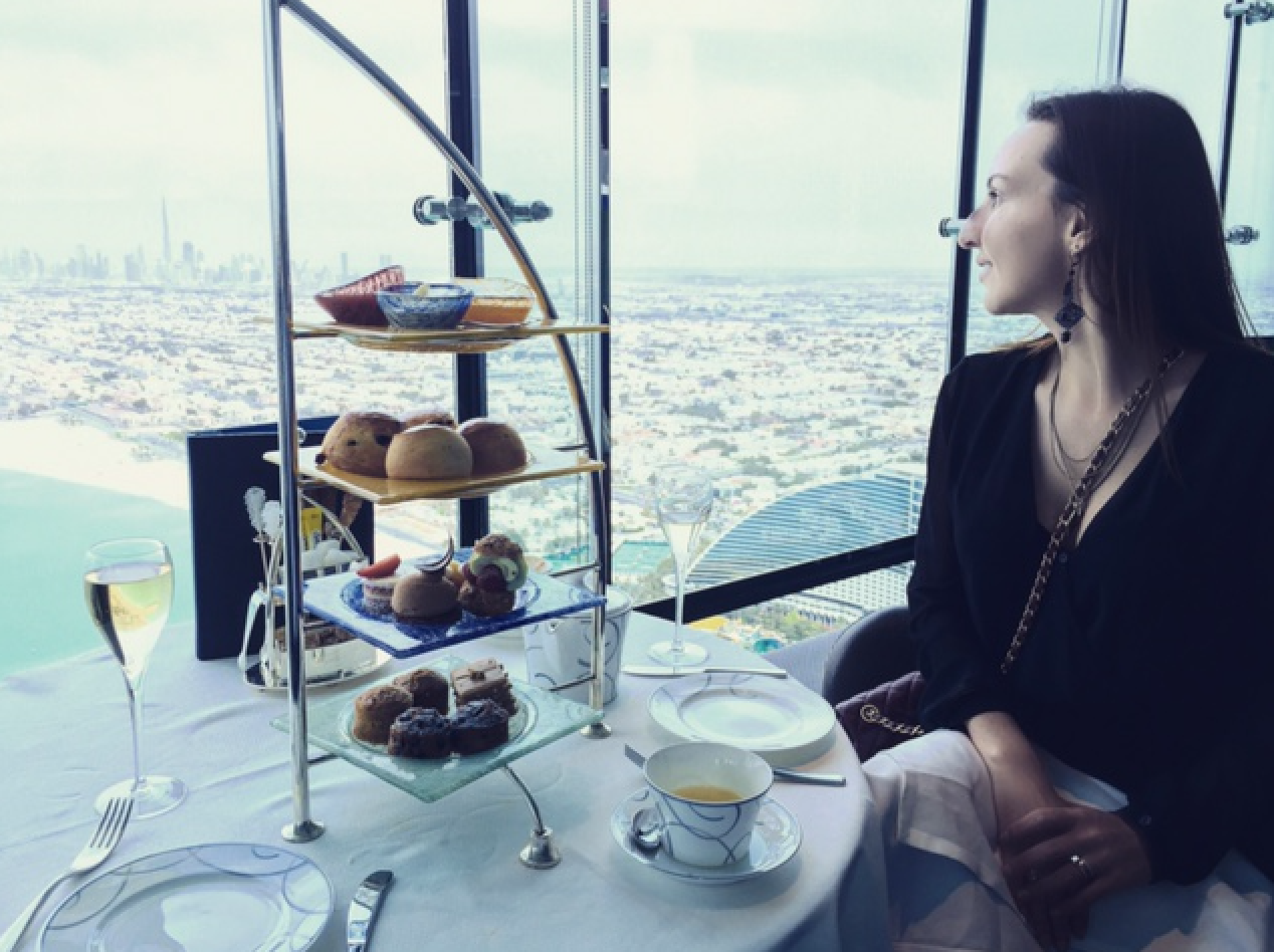 Afternoon tea at the Burj al Arab