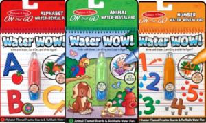 a group of children's water-reveal pad