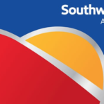 a blue red yellow and orange logo