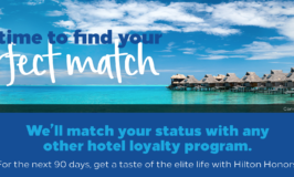 Successful Hilton Diamond Status Match + Option to Extend Until March 2020
